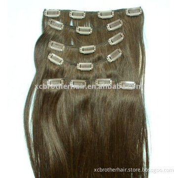 24 inch clip in hair extensions with remy hair and korean clips